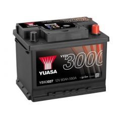 Super Start 027, 12V 60Ah 510 CCA SMF Battery (3 Years Warranty), Replaces Yuasa YBX3027