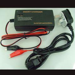 Switchable 6V & 12V to deliver 3Amp Ultramax Charger for Sealed lead Acid(SLA) Batteries.