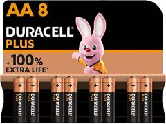 Duracell Plus Power AA/MN1500 Battery - Pack of 8