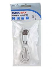 2 x Ultra Max 1 Meter Lightning to USB Cable