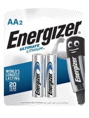 Energizer Ultimate Lithium AA Size, 2 Batteries in a Pack