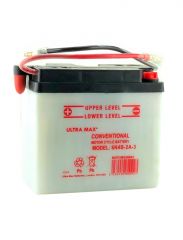 Ultramax 6N4B-2A-3, 6v 4Ah Motorcycle Batteries. L(mm) W(mm) H(mm) 102 48 96