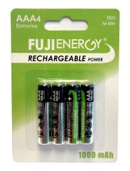 Fuji Energy Rechargeable AAA 1000 mAh