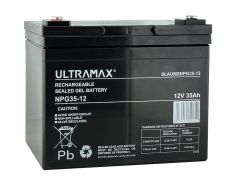 ULTRA MAX NPG35-12, 12V 35AH 20HR (AS 30AH, 31AH, 32AH, 33AH, & 36AH) MAINTENANCE FREE GEL BATTERY