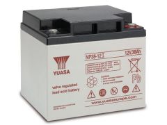 YUASA NP38-12, 12V 38AH 20HR (AS 40AH & 42AH) VALV REGULATED LEAD ACID (VRLA) RECHARGEABLE BATTERY